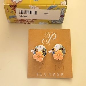 Plunder Ebony Earrings ~NWT